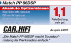 Match PP 86DSP 8-channel Plug & Play amplifier with integrated 9-channel 64 Bit DSP