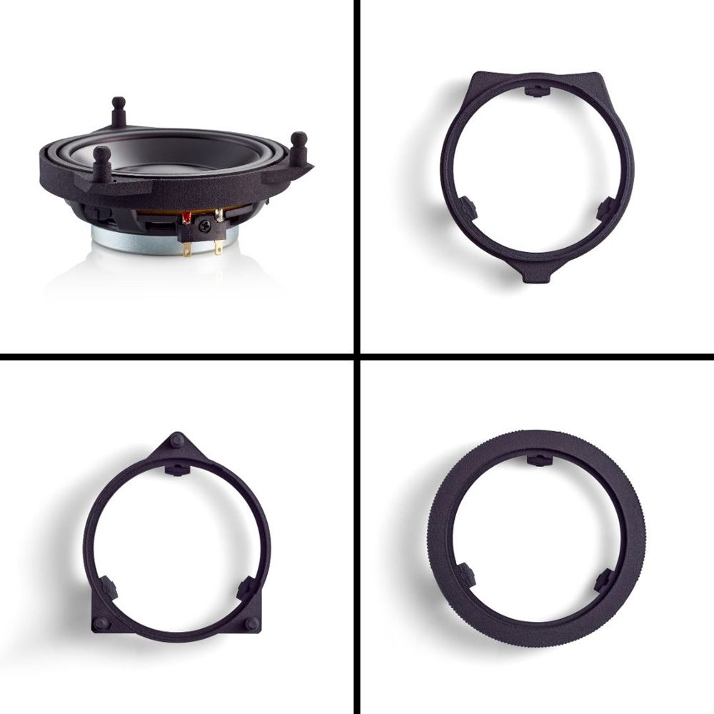 Morel IR MBZ4INT Direct Fit MercedesC, CLS, E, S-Class EQC, EQS, GLC, GLE Premium 4" (100 mm) 2-Way Component Speaker Set