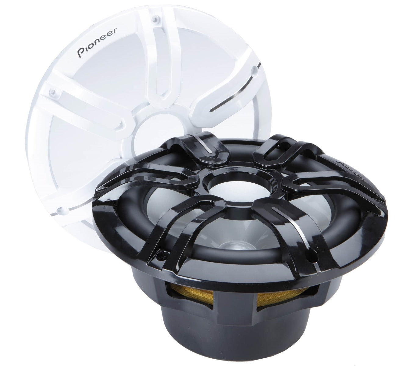 Pioneer TS-ME100WS 10" marine subwoofer with 2 x Sports grille