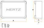 Hertz Mille Pro MPBX 300 S2 1000w Super-Shallow Loaded 12" Subwoofer in Down-Firing Enclosure