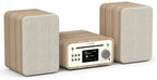 Pure Classic Stereo Mini DAB/FM Radio with CD Player & Bluetooth - White/Oak