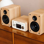 Pure Classic Stereo Mini DAB/FM Radio with CD Player & Bluetooth - White/Oak