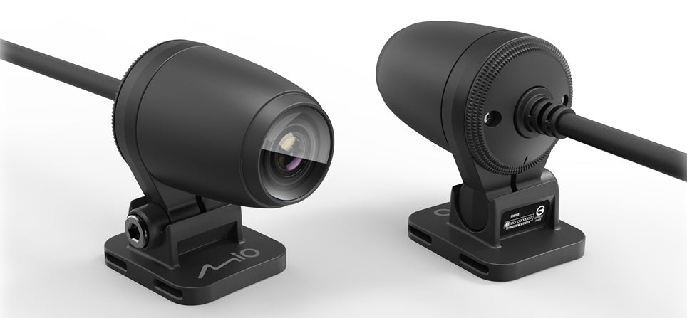 Mio MiVue M760D Dual Cam Detachable Rider Dash Cam - 1080p Full HD 130° Angle View