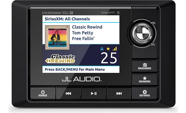 JL Audio MM100s-BE Marine 4-zone digital media receiver with Bluetooth