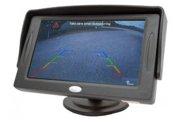 4.3 inch screen Dash mount monitor, sunshade included MM43MON