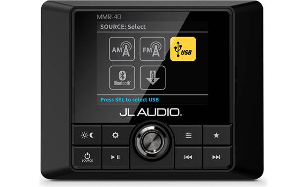 JL Audio MMR-40 Wired NMEA 2000 marine remote control for JL Audio MediaMaster receivers