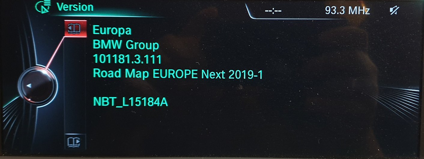 BMW Next 2019 Navigation Map Update Package