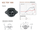 Focal ICCT3Y100 ACCESS 165mm/6.5' 2-way Central speaker kit for Tesla Model 3 and Model Y