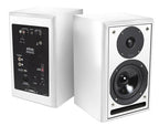 Eltax Monitor III Bluetooth Active Award Winning 2-Way Bookshelf Speaker - White