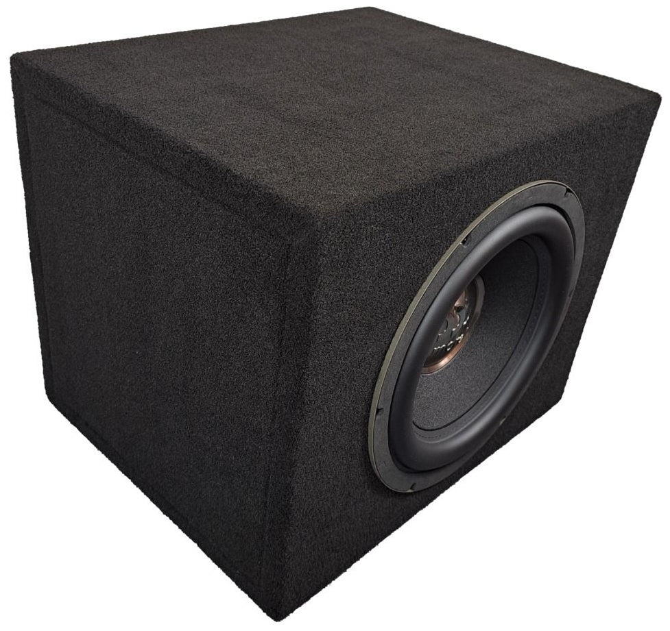 Morel Primo 124 12" 4-ohm component Subwoofer in a Loaded Sealed Enclosure 700 Watts