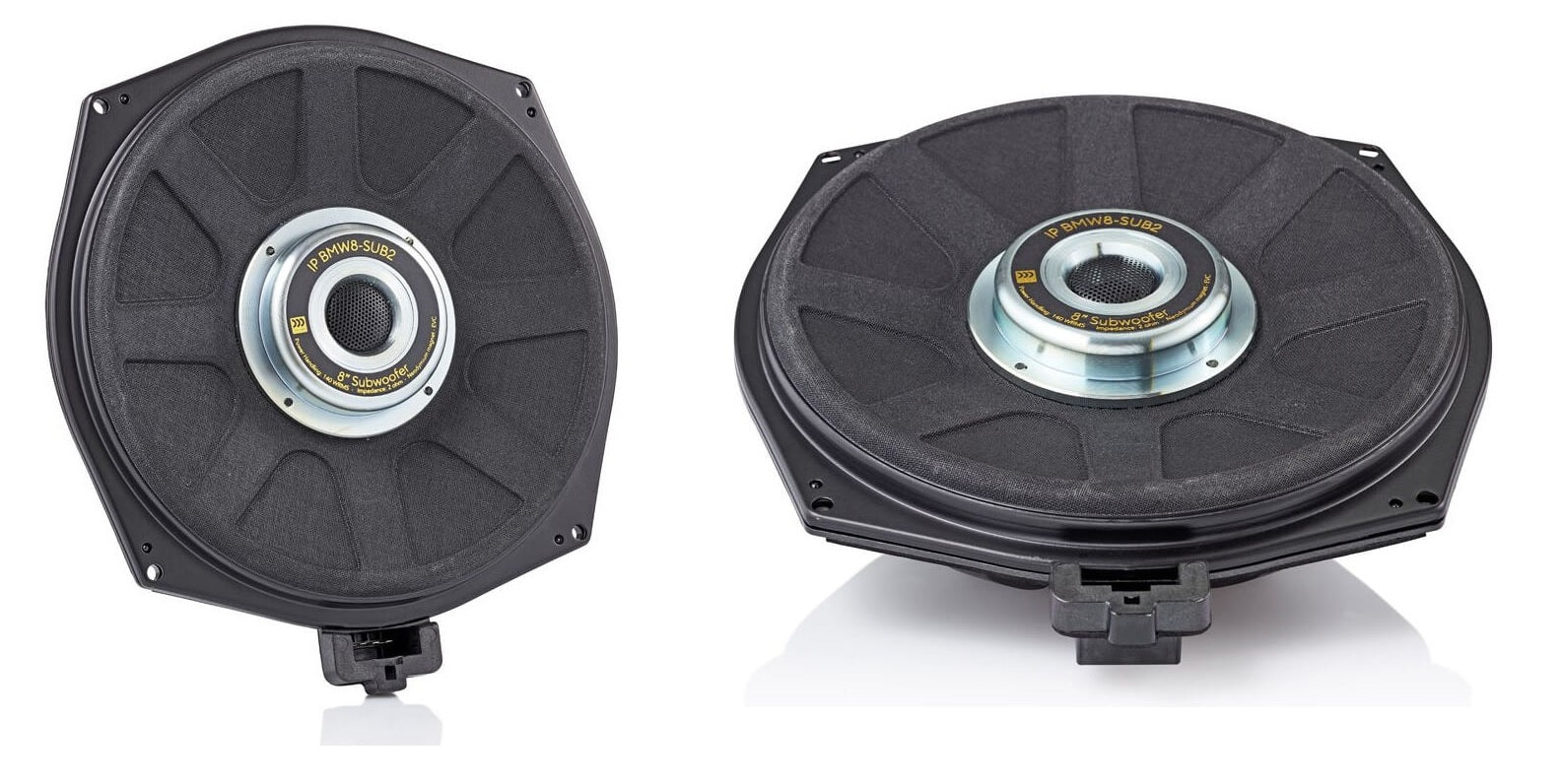 Morel IP BMWSUB82 BMW and Mini 8” Direct Fit Underseat Subwoofer MOR IP BM 82 TWINPACK