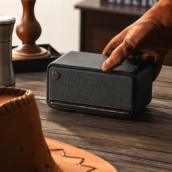 EDIFIER MP230 Classic Design Portable Bluetooth Speaker -  Retro Black