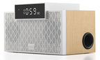 Edifier MP260 Integrated 2.1 Channel Bluetooth White/Oak Speaker with Alarm Clock 20W RMS