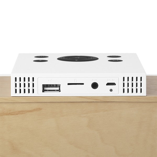 Edifier MP260 Integrated 2.1 Channel Bluetooth White/Oak Speaker with Alarm Clock 20W RMS