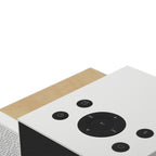 Edifier MP260 Integrated 2.1 Channel Bluetooth White/Oak Speaker with Alarm Clock 20W RMS