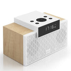 Edifier MP260 Integrated 2.1 Channel Bluetooth White/Oak Speaker with Alarm Clock 20W RMS