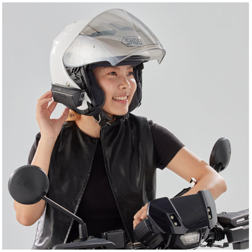 Mio MiVue MP30 Helmet Camera 4.5hrs Battery Life , iP67 Waterproof, Wifi, GPS With 128GB SD Card