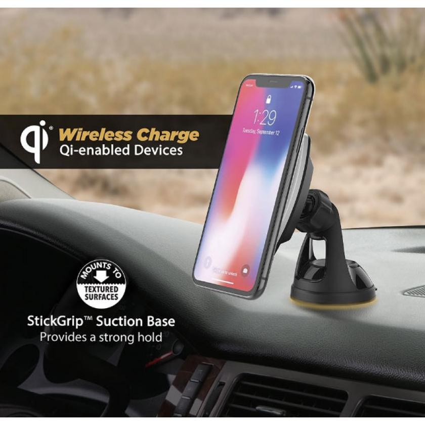 Scosche MPQ2WD-XTSP Qi Wireless Charging Magnetic Mount Window Dash