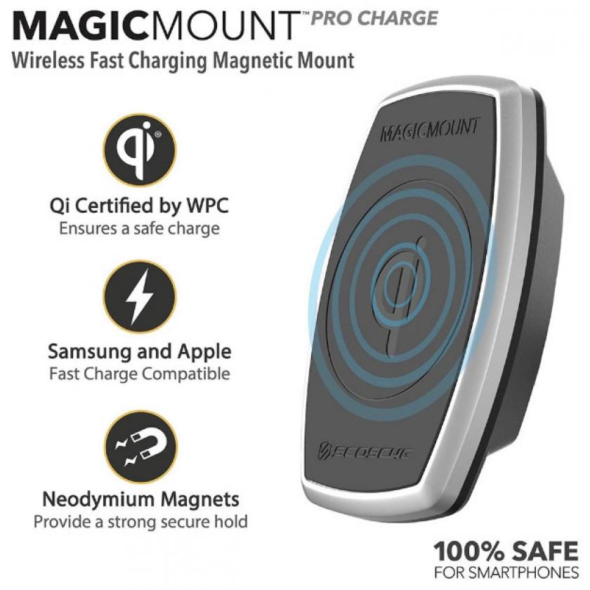 Scosche MPQ2WD-XTSP Qi Wireless Charging Magnetic Mount Window Dash