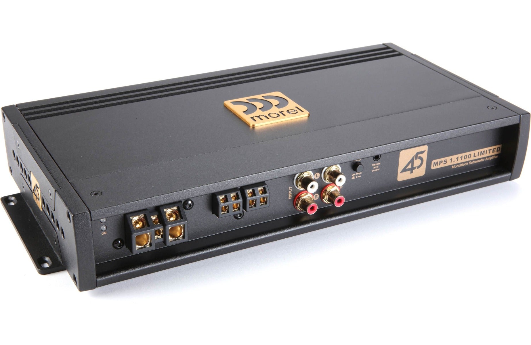 Morel MPS 1.1100 Limited Mono subwoofer amplifier 1,100 watts RMS at 2 ohms