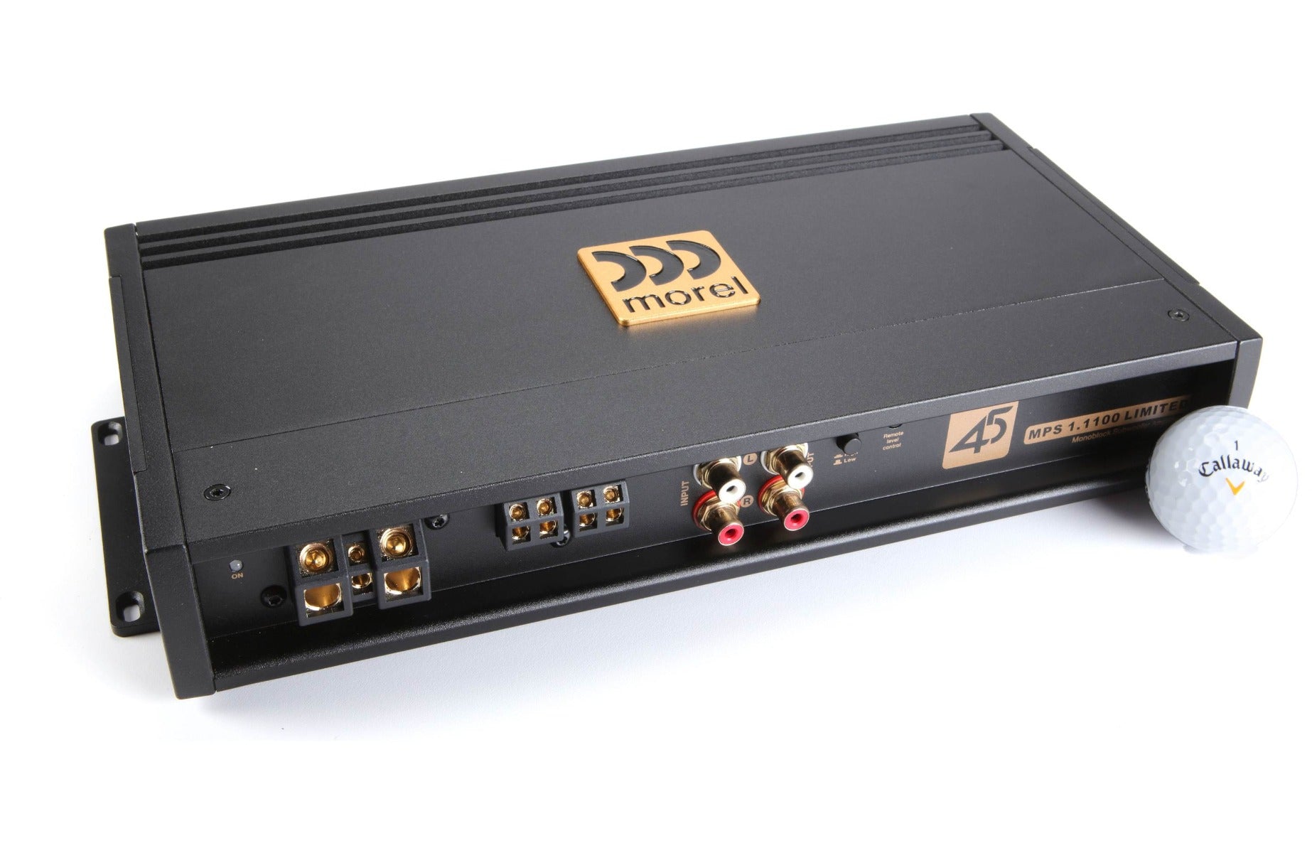 Morel MPS 1.1100 Limited Mono subwoofer amplifier 1,100 watts RMS at 2 ohms