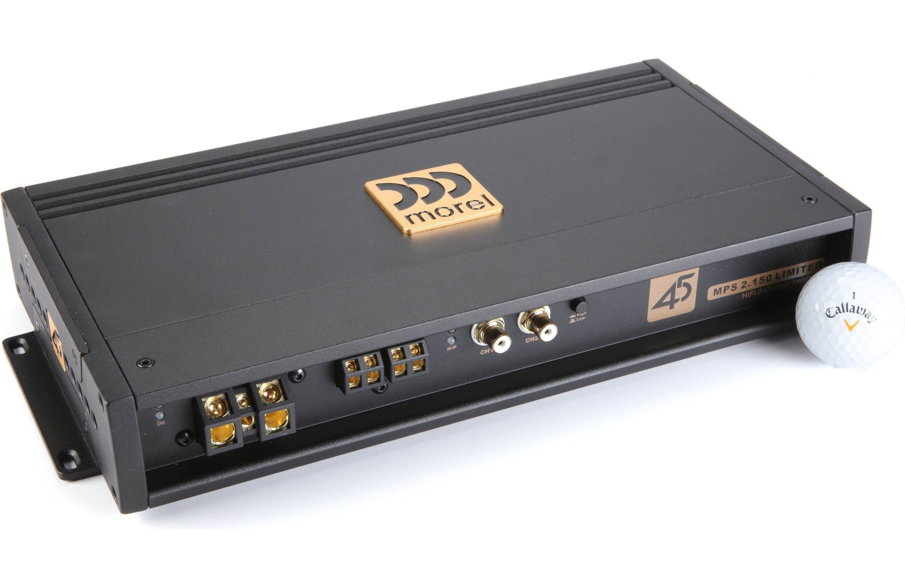 Morel MPS 2.150 Limited 2-channel car amplifier — 150 watts RMS x 2