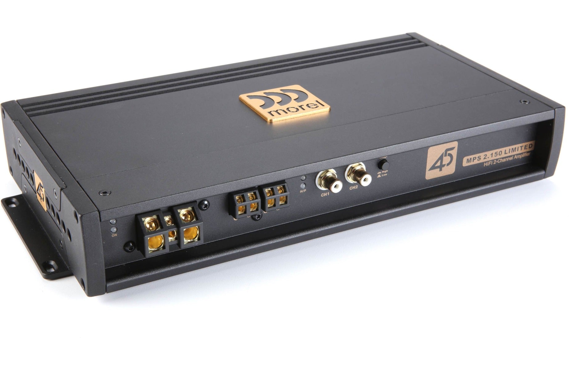Morel MPS 2.150 Limited 2-channel car amplifier — 150 watts RMS x 2