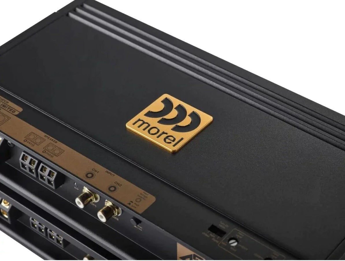 Morel MPS 1.1100 Limited Mono subwoofer amplifier 1,100 watts RMS at 2 ohms