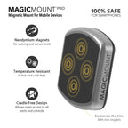 Scosche MPWDEX2-XTSP MagicMount Pro Extendo Telescoping Window/Dash 360° Magnetic Mount