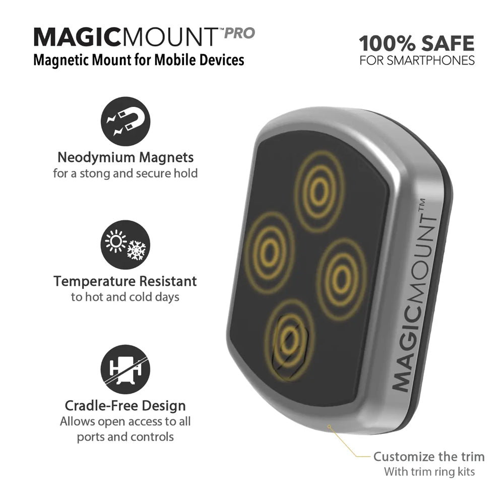 Scosche MPWDEX2-XTSP MagicMount Pro Extendo Telescoping Window/Dash 360° Magnetic Mount