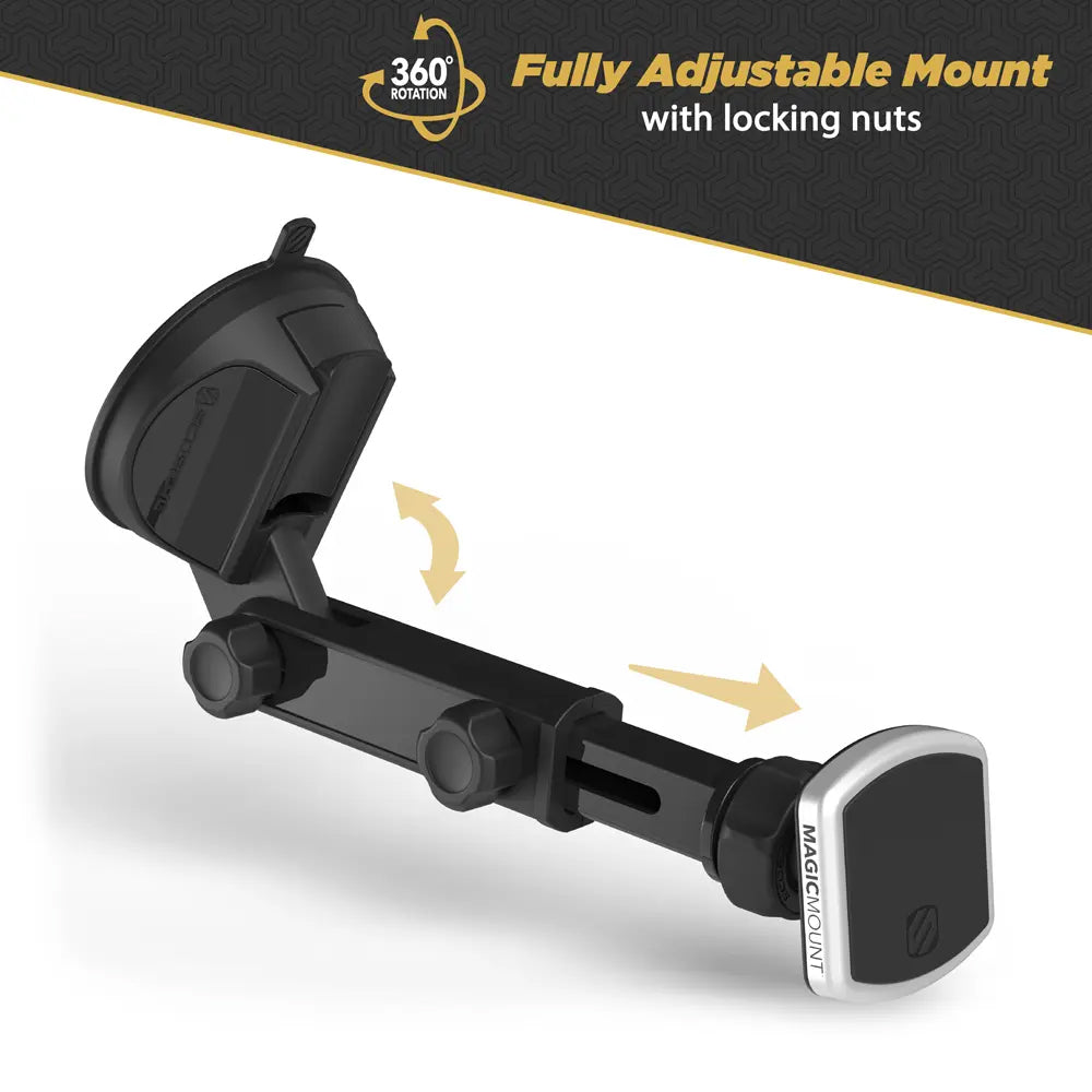 Scosche MPWDEX2-XTSP MagicMount Pro Extendo Telescoping Window/Dash 360° Magnetic Mount