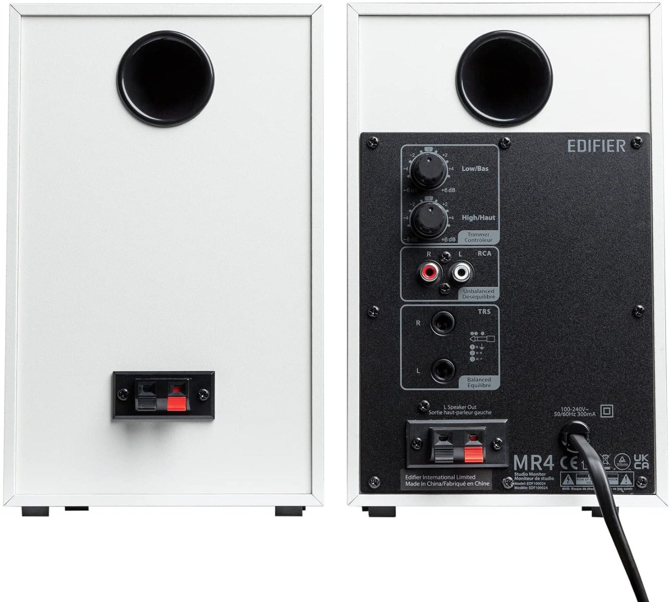 Edifier MR4 Powered Studio Monitor Speakers White