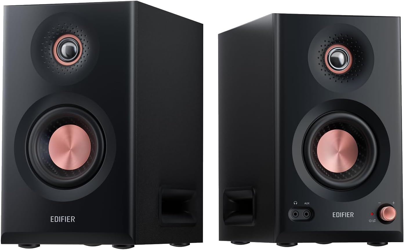 EDIFIER MR5 Tri-amped Powered Studio Monitor Speakers - Black