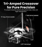 EDIFIER MR5 Tri-amped Powered Studio Monitor Speakers - White