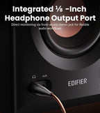 EDIFIER MR5 Tri-amped Powered Studio Monitor Speakers - White