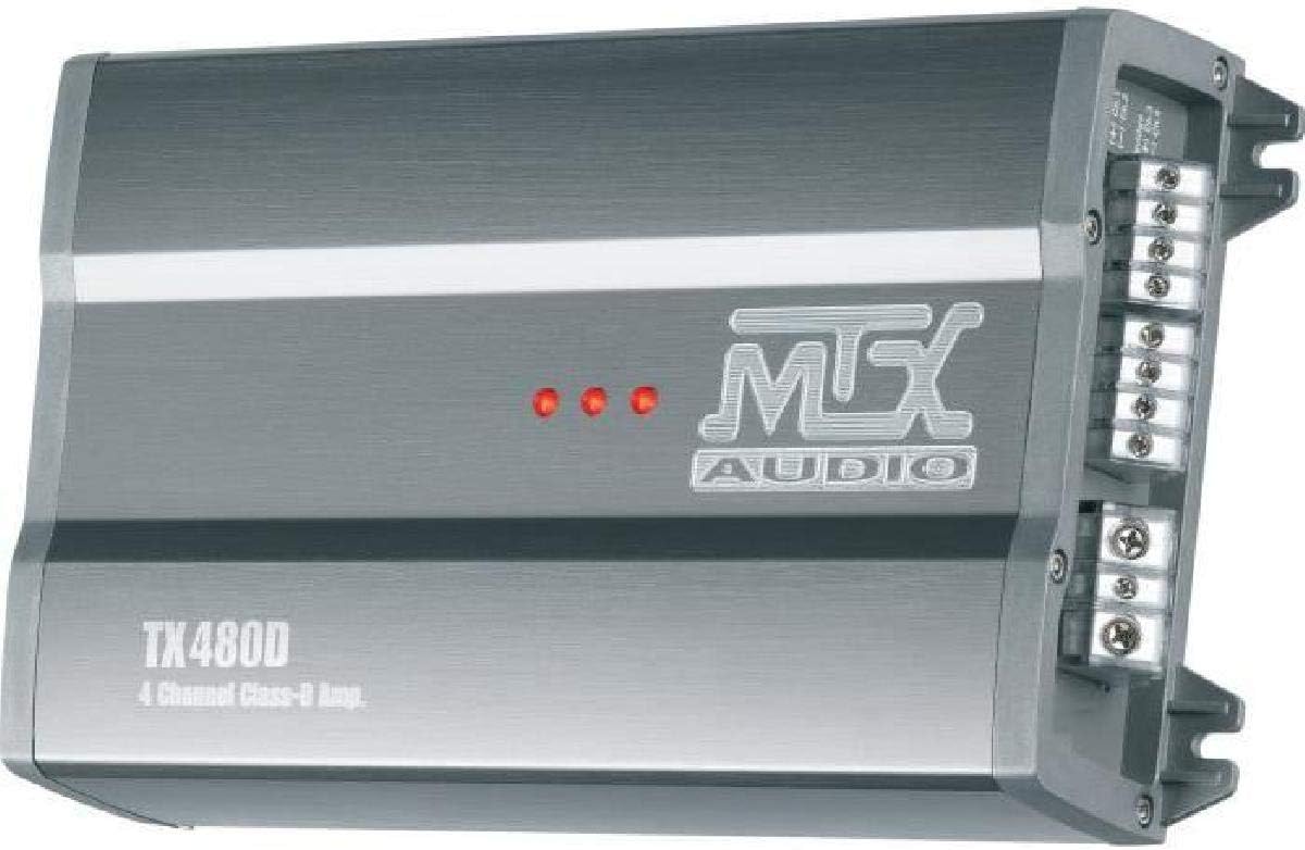 MTX TX480D 4-Channel Bridgeable 4x 80 watts RMS Car Amplifier