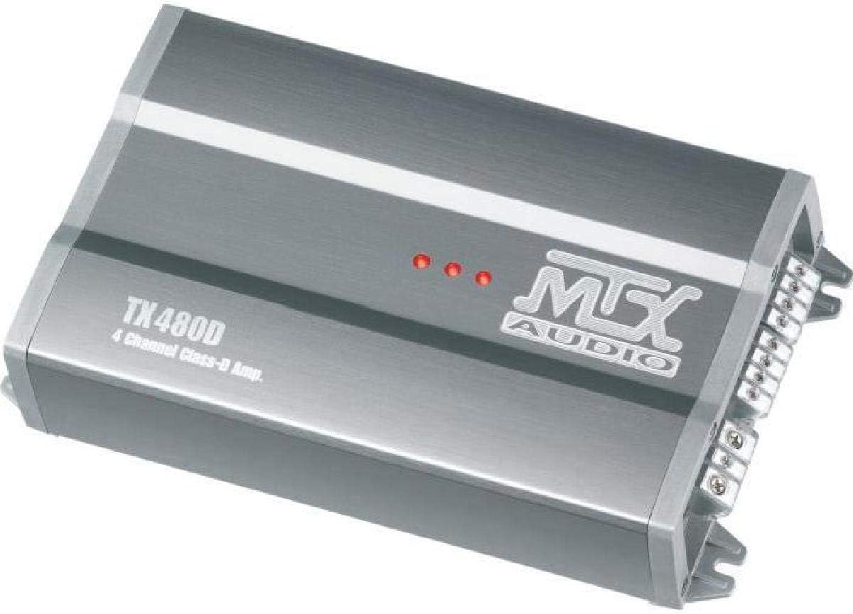 MTX TX480D 4-Channel Bridgeable 4x 80 watts RMS Car Amplifier