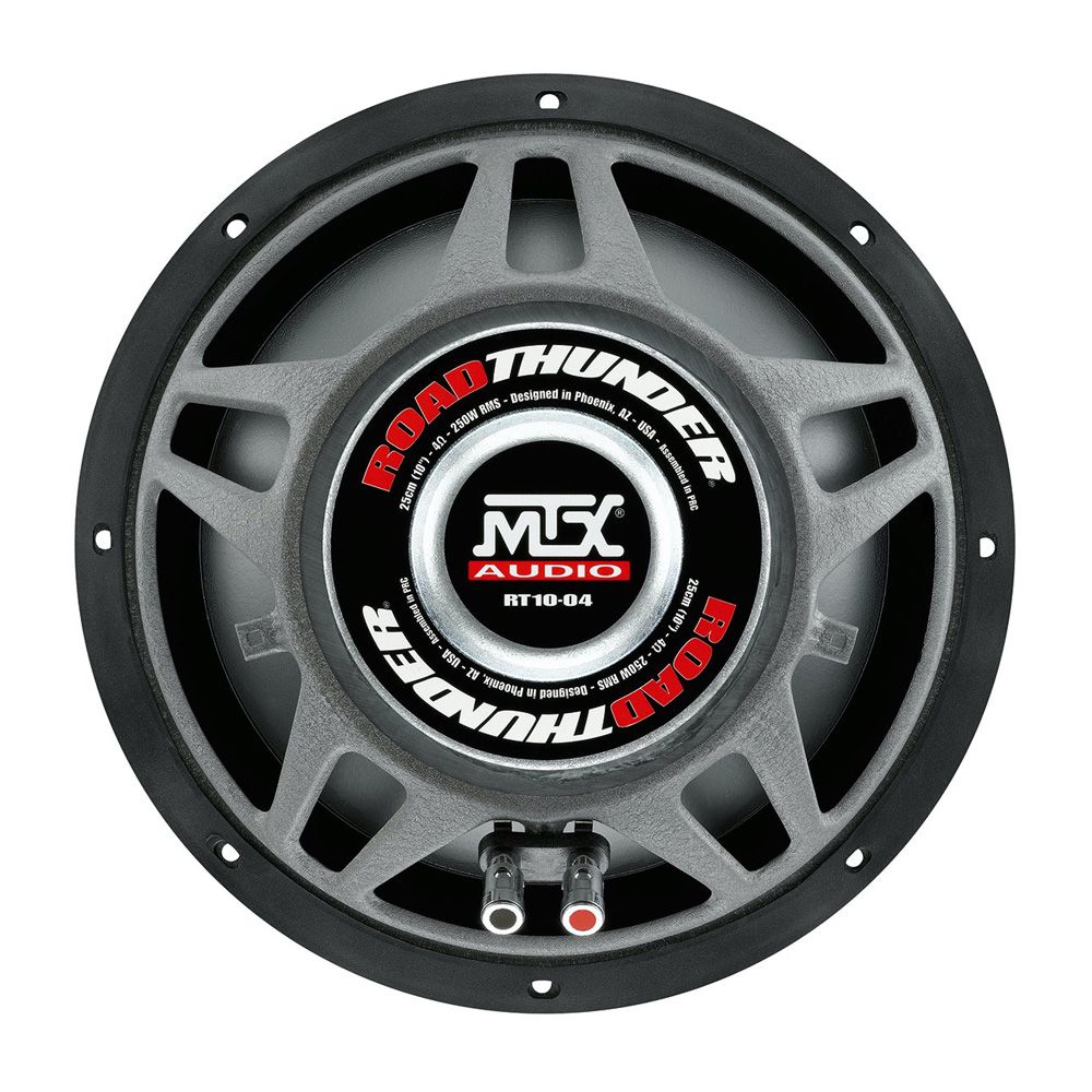 MTX RT10-04 Road Thunder 10" Subwoofer 250W @ 4 Ohm