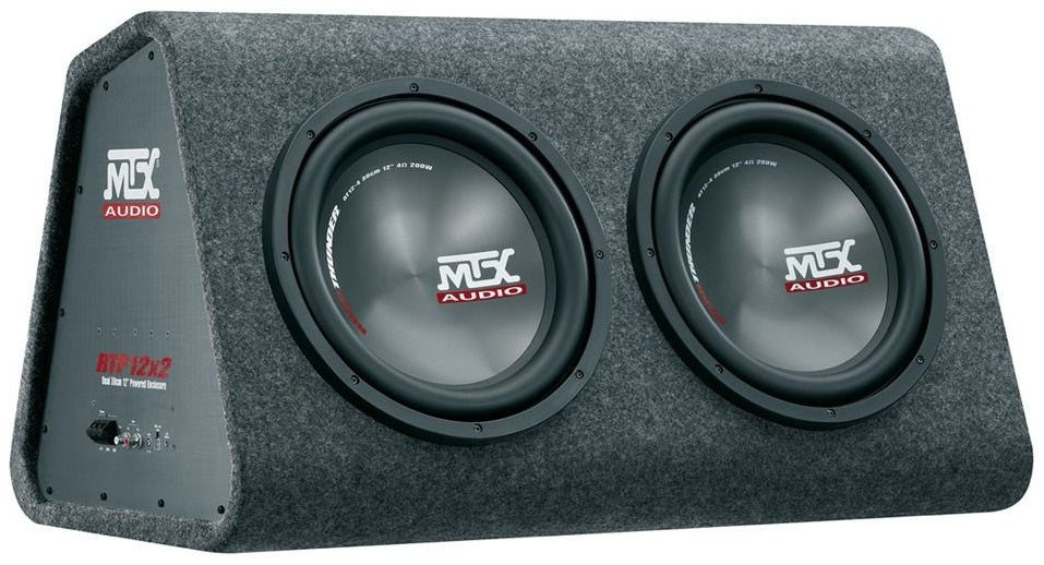 MTX Audio RTP12X2 Twin 12" Active Integrated Amplified Enclosure 720Watt Max