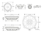 MTX TX6 BMW 3-Way High End Component Speaker Front for BMW F/G-Series and Mini F-Series TX6BMWF