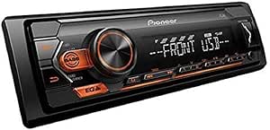 Pioneer MVH-S120UBA Mechless Car Stereo RDS tuner with USB and AUX in Amber Illumination