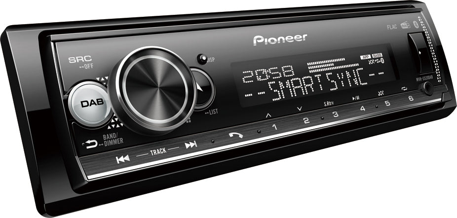Pioneer MVH-S520DAB USB/iPod Ready, Android, DAB, Aux-input with Bluetooth DAB Aerial