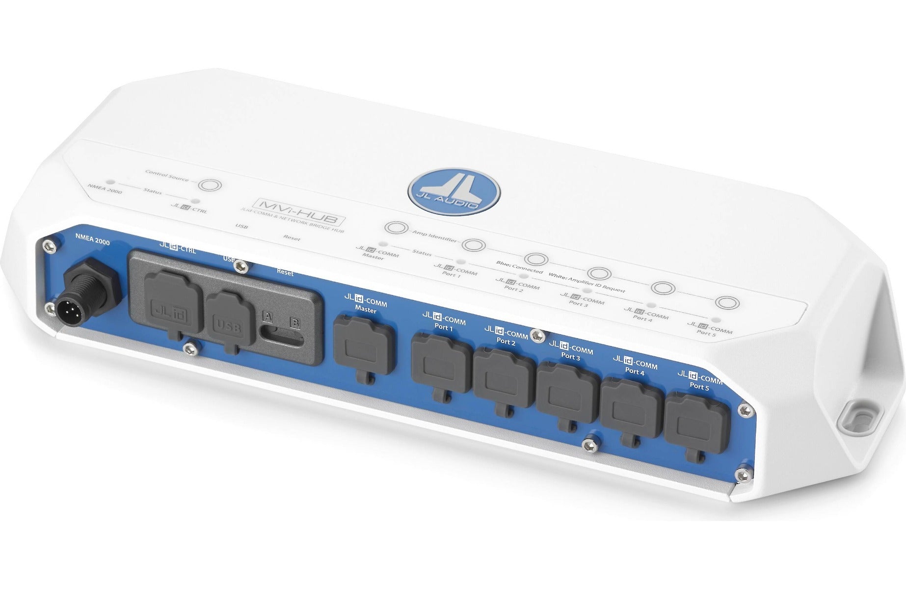 JL Audio MVi-Hub connect multiple MVi and MV Series amplifiers in a network