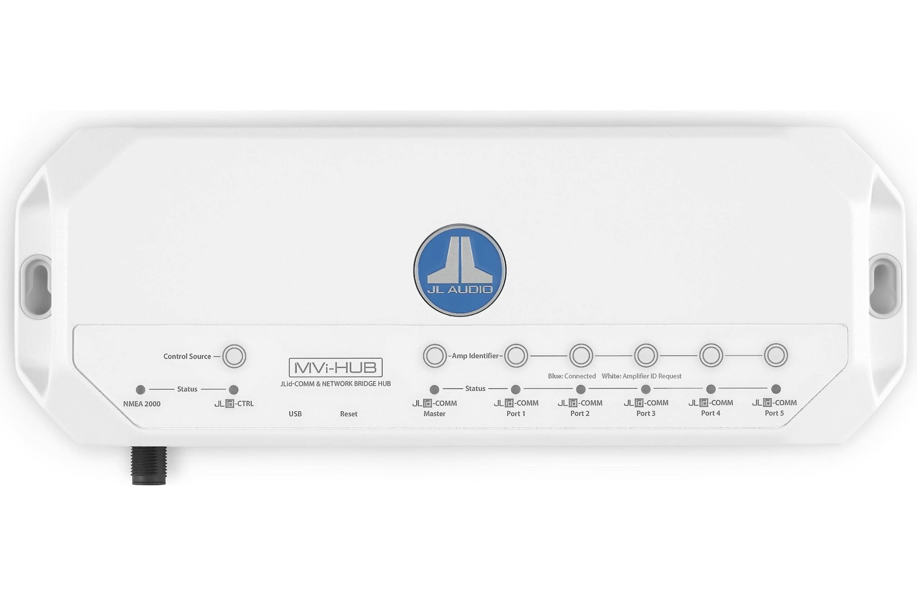 JL Audio MVi-Hub connect multiple MVi and MV Series amplifiers in a network