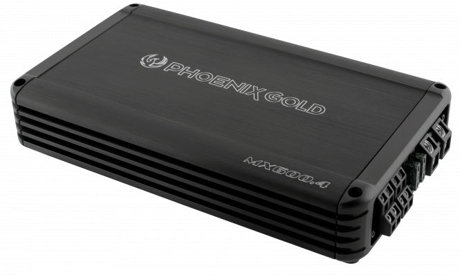 Phoenix Gold MX600.4 MX series 600 Watts RMS 4 Channel Full Range Class D Sub Compact Amplifier