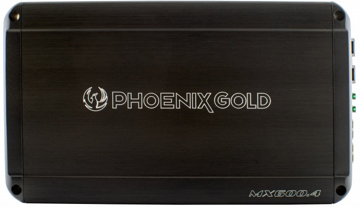 Phoenix Gold MX600.4 MX series 600 Watts RMS 4 Channel Full Range Class D Sub Compact Amplifier