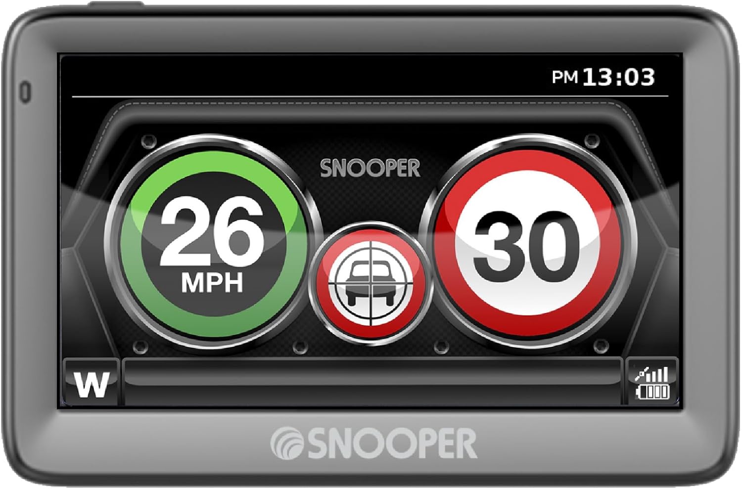 Snooper S5100-MYS XL G2 Speed limits and Speed Camera Alerts