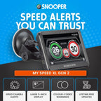 Snooper S5100-MYS XL G2 Speed limits and Speed Camera Alerts