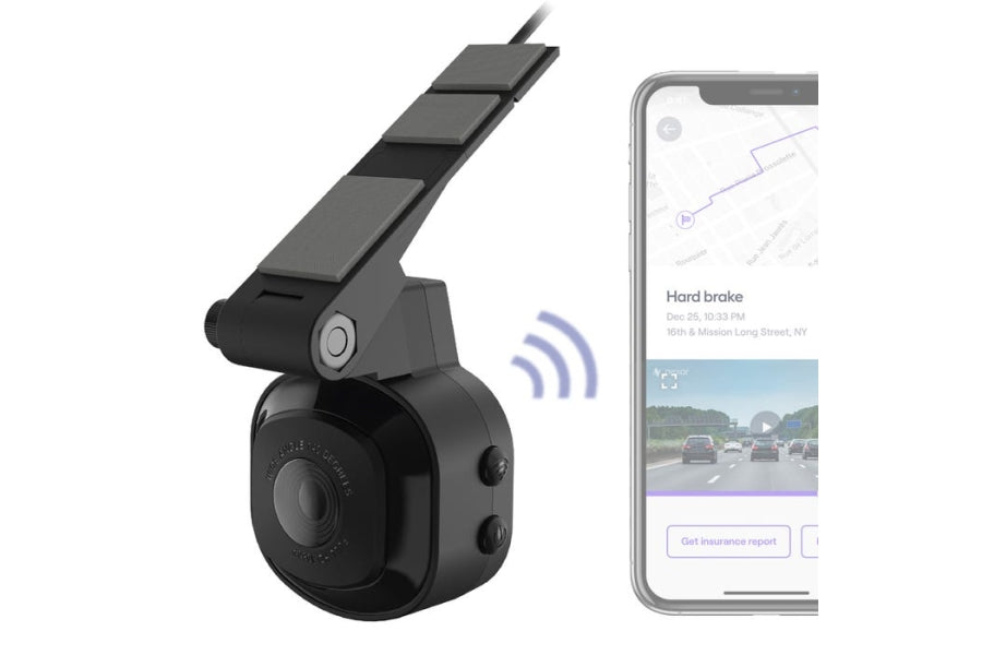 Scosche NEXC10032-SP11080p Nexar Ready WiFi Dash Camera with 3M low profile fixed mount 32GB