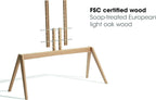 Vogel's NEXT OP2 Scandinavian Design TV floorstand for 55-77 inch TV's, VESA max. 400x400 mm, max. 50kg